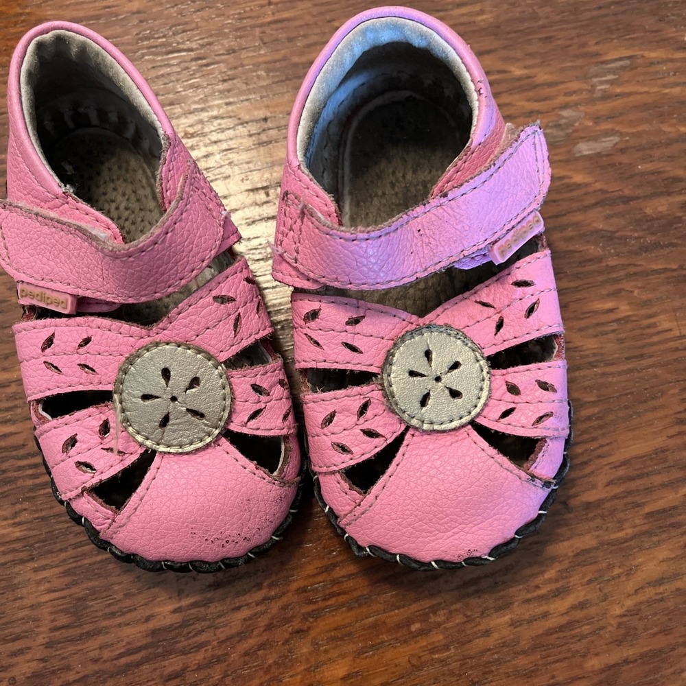 Pediped -Daphne Pink Champagne- 12-18 Months